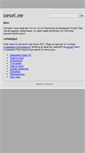 Mobile Screenshot of oesel.ee