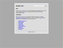 Tablet Screenshot of oesel.ee